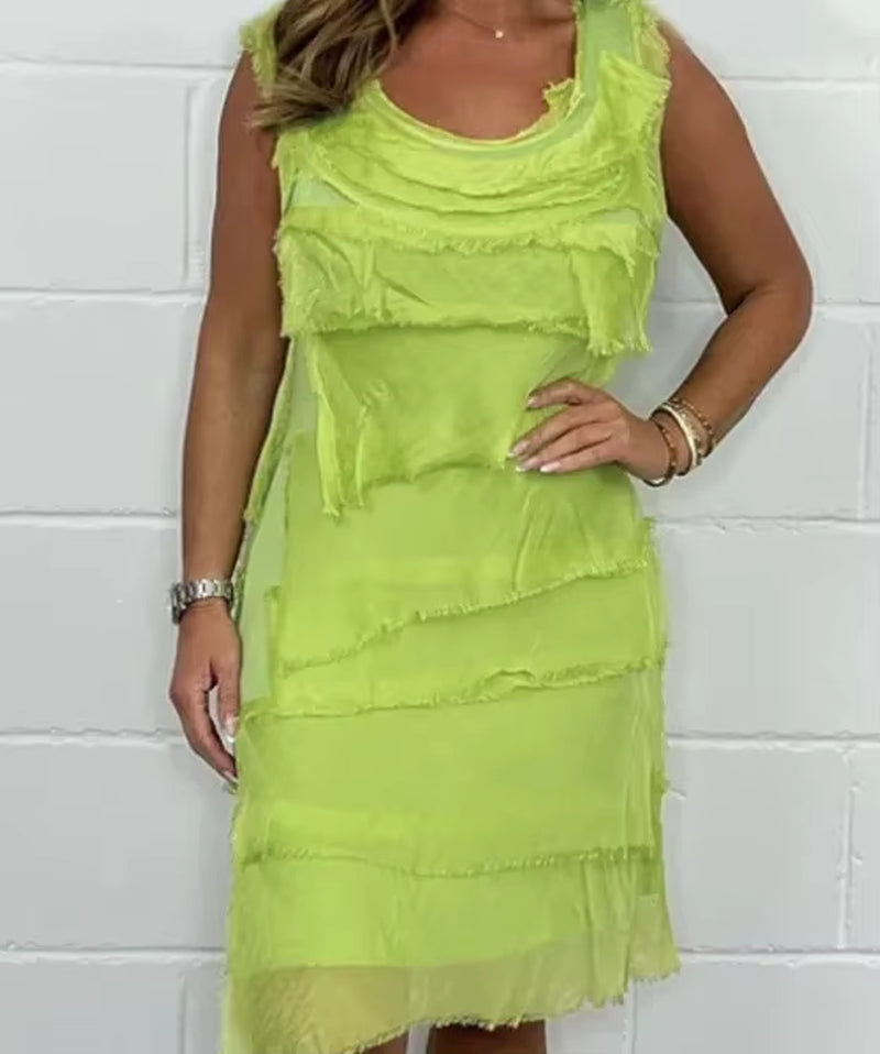 Summer A-Line Mini Dress – Chic, Flowy, and Effortlessly Feminine